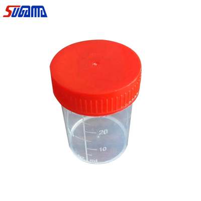 60ml graduated urine collection container urine sample cup